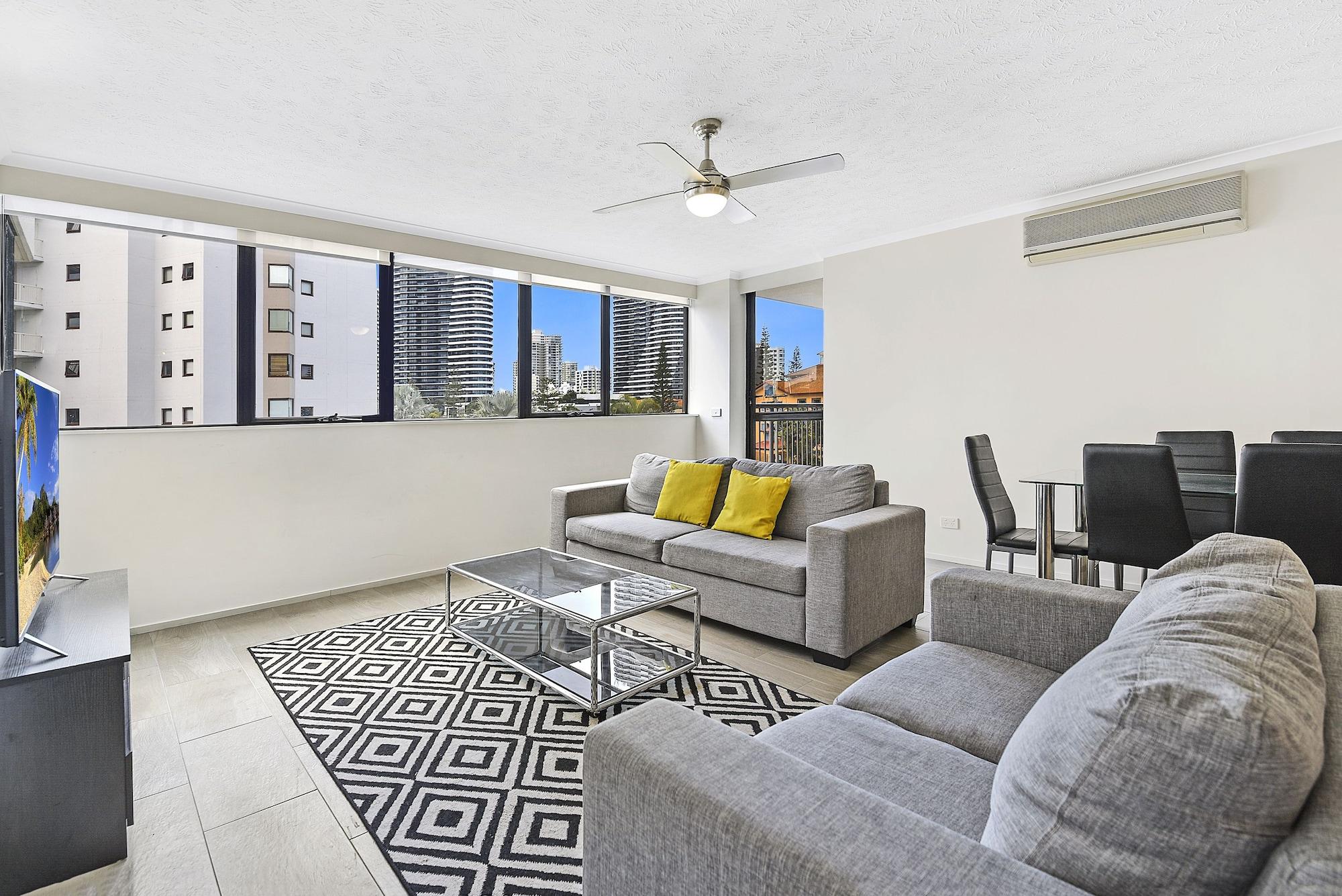 Broadbeach Travel Inn Apartments Gold Coast Eksteriør billede